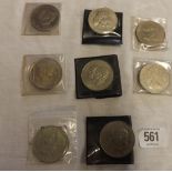 QTY OF COMMEMORATIVE COINS OF CHARLES & DIANA