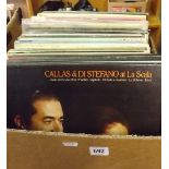 CARTON OF MIXED BOXED AND LP RECORDS OF CLASSICAL NATURE