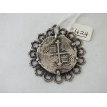 Early coin mounted as a pendant