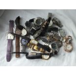 Bag of 20+ assorted gents wrist watches
