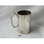 Pint mug with glass base - Sheffield 1916 by TB&S