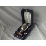 Boxed goblet for the Queens silver jubilee - 5" high - 172gms