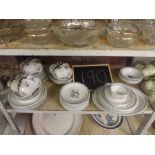 SHELF OF ADAMS BALTIC PATTERN CHINAWARE