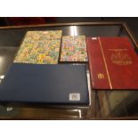 ONE FOLDER OF FIRST DAY COVERS & THREE SMALL ALBUMS OF MODERN WORLD WIDE STAMPS