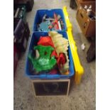 TWO TUBS OF THOMAS THE TANK ENGINE TRACK, ENGINES CARRIAGES ETC