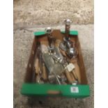 CARTON CONTAINING MIXED CUTLERY & CANDLE HOLDERS