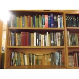 THREE SHELVES OF HARDBACK BOOKS