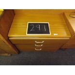 MELAMINE CHEST OF THREE LONG DRAWERS