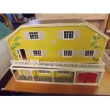 A SWEDISH DOLLS HOUSE 34 X 15 X 22 APPROX BY LUNDBY OF SWEDEN