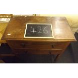 SMALL OAK CHEST OF TWO DRAWERS