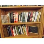 TWO SHELVES OF HARDBACK BOOKS