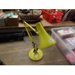 ANGLE POISE APEX YELLOW DESK LAMP