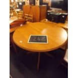 MODERN CIRCULAR EXTENDING DINING TABLE