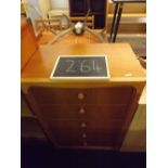 MODERN CHEST OF FIVE DRAWERS