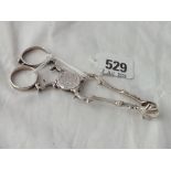 Pair of mid c18 scissor shaped sugar nips - maker SCRIPT RM