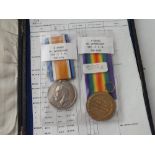 A pair of WWI medals to W. Whitelight RN