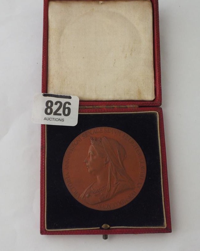 Copper diamond jubilee medallion