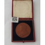 Copper diamond jubilee medallion