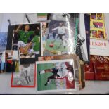 FOOTBALL AUTOGRAPHS 1992 & 94 Crystal Palace Calendars with players autographs, plus 1990 Aston