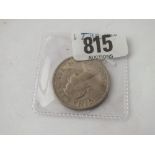 1954 halfcrown about uncirculated