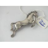 George Tarratt silver horse brooch