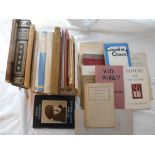 POETRY & LITERATURE c.30 books & booklets, incl. DOUGLAS, N. Paneros 1st.ed. 1931, London, 8vo orig.