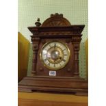 ANOSONIA STYLE OAK MANTLE CLOCK