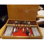 CASED SET OF WMF STAINLESS STEEL CUTLERY