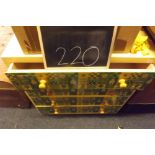 YELLOW PAINTED CHEST OF 4 DRAWERS (30'' WIDE)