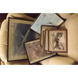 COLLECTION OF AVIATION MOUNTED & FRAMED PRINTS