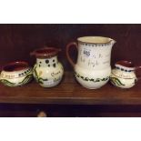 SHELF OF TORQUAY POTTERY