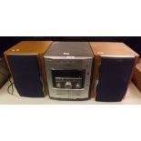 PHILIPS 3 CD HI-FI SYSTEM WITH SEPARATE SPEAKERS