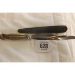 GEORGE JENSEN PAPER KNIFE WITH STEEL BLADE