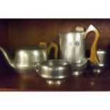 1930's PICQUOT WARE TEA POT SET