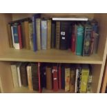 2 SHELVES OF VARIOUS HARD BACK BOOKS