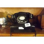 REPRODUCTION BLACK BAKELITE TELEPHONE