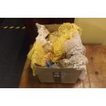 CARTON OF LACE DOILIES & MATS