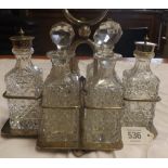 A 6 PIECE CRUET SET