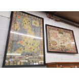 2 LARGE F/G MAPS (GREAT BRITAIN & THE WORLD)
