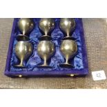 CASED GOBLETS & CUTLERY