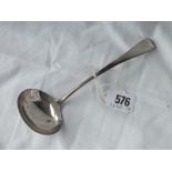 George III o.e.p. sauce ladle - 1797 by script JW