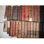 LEATHER BINDINGS GIBBON, E. ..Decline and Fall… 7 vols. 1869, London, plus 20 leather bound books (
