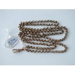 A BELCHER LINK NECK CHAIN IN 9CT - 20.5GMS