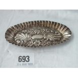 Embossed pin dish 4.5" wide - B'ham 1908