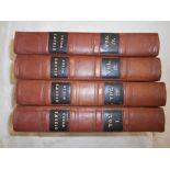 BYRON, Lord The Complete Works 4 vols. 1833, Paris, 8vo cont. fl. panelled cf. rebacked