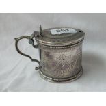 Similar mustard pot - London 1901 - 142gms excl liner