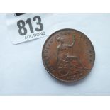 Victoria penny 1855 - superb EF