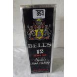 Bells Scotch Whisky - 12 year & bottle