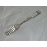 Georgian Irish four-prong fork - Dublin 1778