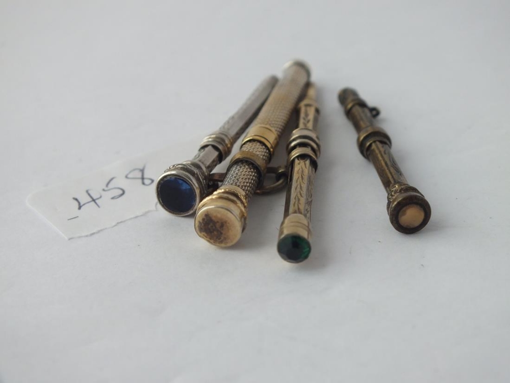 Four metal propelling pencils - Image 2 of 2